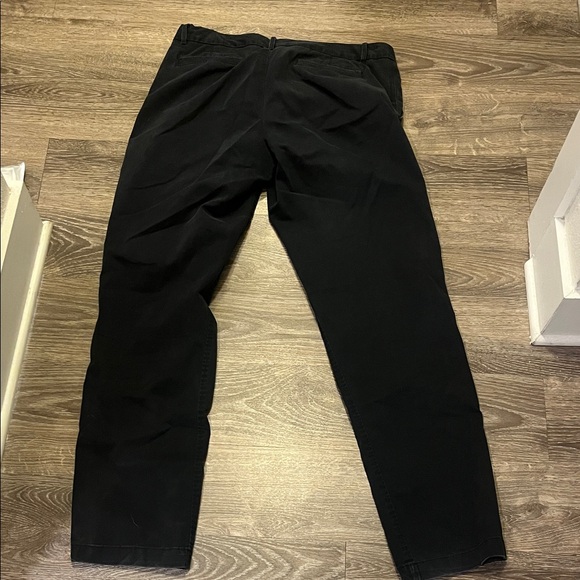 Banana Republic Women’s Black Stretch Chino Pants | Size 14L (Long Inseam) - Picture 3 of 3